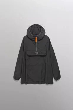 Gertrude Anorak coupe-vent de poche en nylon Little Titi Black Noir Shop