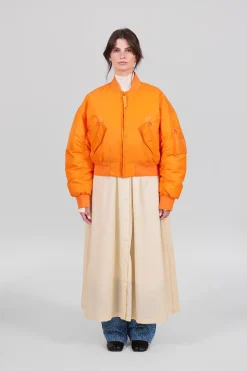 Gertrude Bombers court oversize Tchikita Orange New
