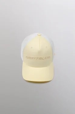 Gertrude Casquette avec marquage brodé devant Benja Ecru Hot