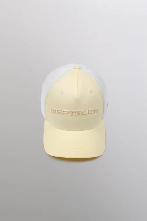 Gertrude Casquette avec marquage brodé devant Benja Ecru Hot