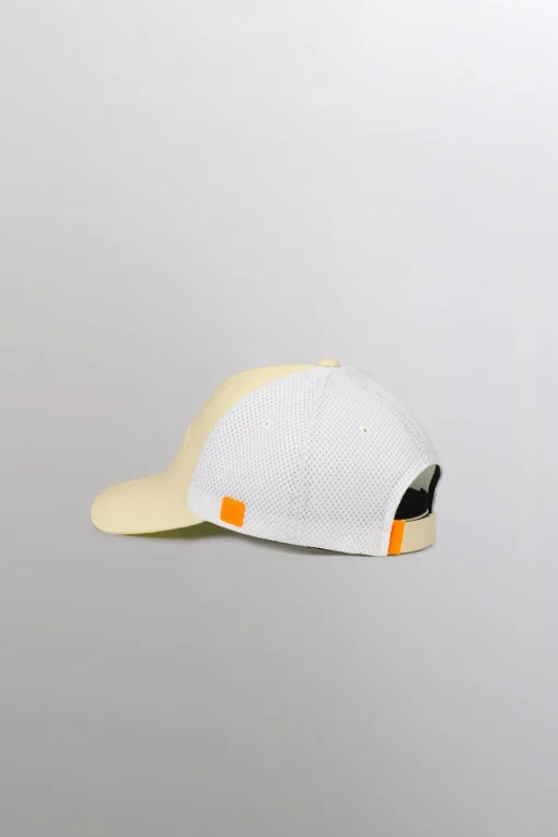 Gertrude Casquette avec marquage brodé devant Benja Ecru Hot