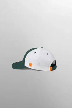 Gertrude Casquette avec marquage brodé devant Benja Darkgreen New