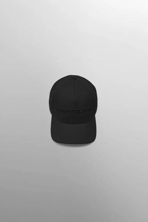 Gertrude Casquette avec marquage brodé devant LittleBenja Noir Shop
