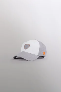 Gertrude Casquette effet usé avec logo en silicone Billy Vintage Vintagewhite Flash Sale