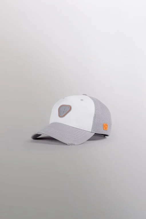 Gertrude Casquette effet usé avec logo en silicone Billy Vintage Vintagewhite Flash Sale