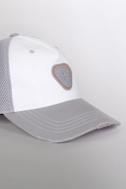 Gertrude Casquette effet usé avec logo en silicone Billy Vintage Vintagewhite Flash Sale