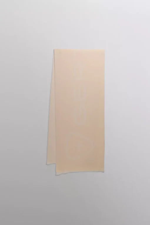 Gertrude Écharpe unisexe en maille jacquard bicolore Mathilde Ecru Best Sale