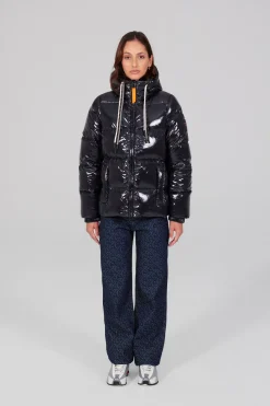 Gertrude Doudoune ajustée nylon glossy Oprah Bright Darknight Store