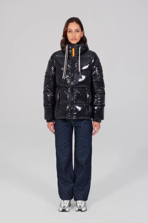 Gertrude Doudoune ajustée nylon glossy Oprah Bright Darknight Store