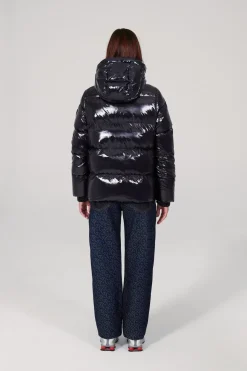 Gertrude Doudoune ajustée nylon glossy Oprah Bright Darknight Store