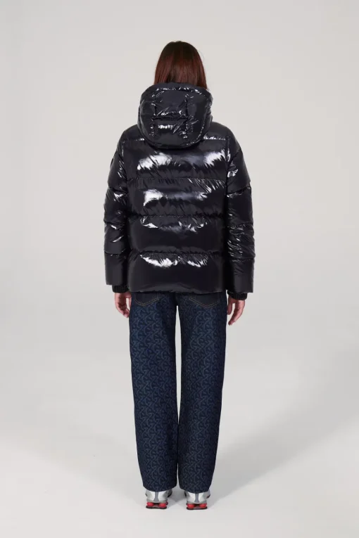 Gertrude Doudoune ajustée nylon glossy Oprah Bright Darknight Store