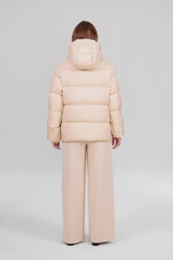 Gertrude Doudoune ajustée Oprah Beige Store
