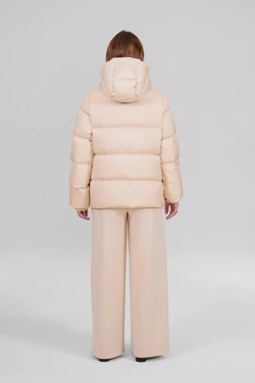 Gertrude Doudoune ajustée Oprah Beige Store