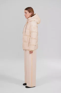 Gertrude Doudoune ajustée Oprah Beige Store