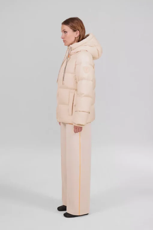 Gertrude Doudoune ajustée Oprah Beige Store