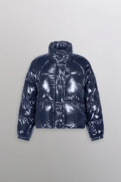 Gertrude Doudoune bouffante en nylon brillant Emmanuelle Bright Night Flash Sale
