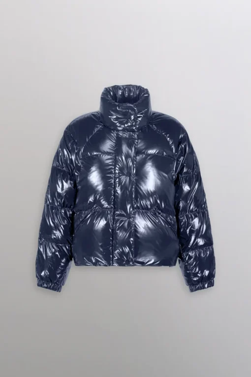 Gertrude Doudoune bouffante en nylon brillant Emmanuelle Bright Night Flash Sale