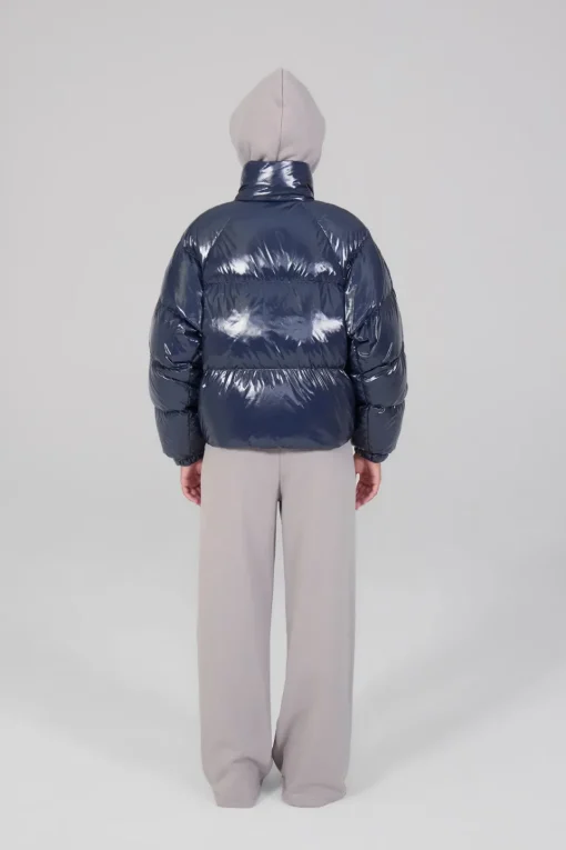 Gertrude Doudoune bouffante en nylon brillant Emmanuelle Bright Night Flash Sale