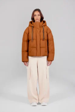 Gertrude Doudoune courte mate Lili Gum Cuir Discount