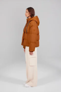 Gertrude Doudoune courte mate Lili Gum Cuir Discount