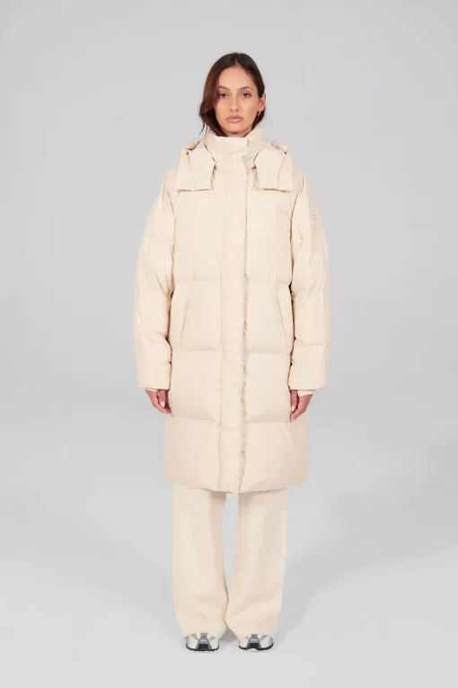 Gertrude Doudoune longue oversize Pamela Beige Store