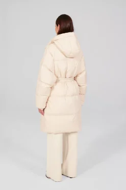 Gertrude Doudoune longue oversize Pamela Beige Store