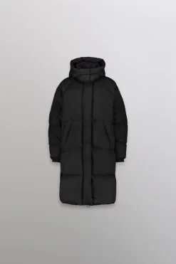 Gertrude Doudoune longue oversize Pamela Noir Outlet
