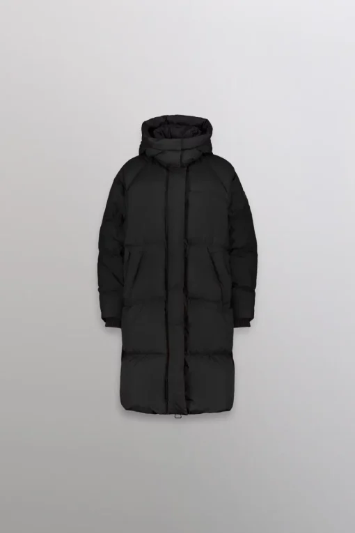 Gertrude Doudoune longue oversize Pamela Noir Outlet