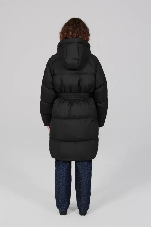 Gertrude Doudoune longue oversize Pamela Noir Outlet