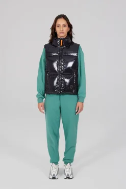 Gertrude Doudoune puffy brillante sans manche Galilée Darknight Fashion