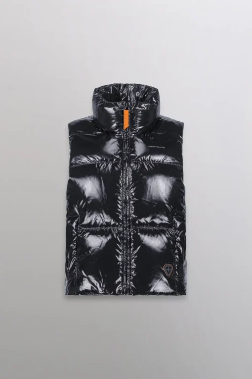 Gertrude Doudoune puffy brillante sans manche Galilée Darknight Fashion