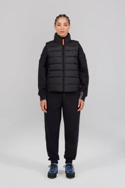 Gertrude Doudoune sans manches col montant Rosemarie Noir Sale