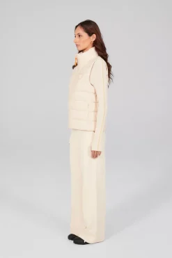 Gertrude Doudoune sans manches col montant Rosemarie Beige Best