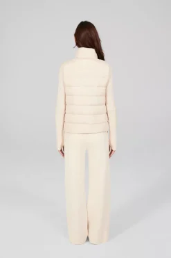 Gertrude Doudoune sans manches col montant Rosemarie Beige Best