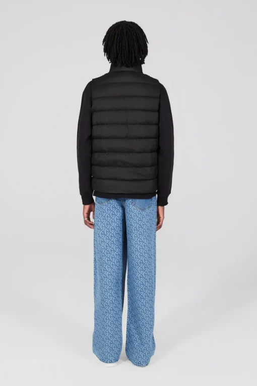 Gertrude Doudoune sans manches coupe droite Kitou Noir Store