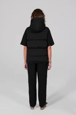 Gertrude Doudoune sans manches en néoprène fin Cesar Noir Store
