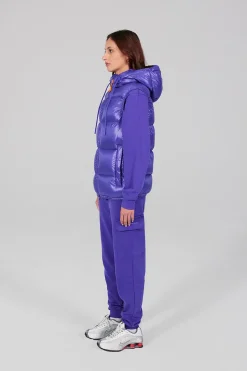 Gertrude Doudoune sans manches en nylon brillant Cesar Prusse Fashion