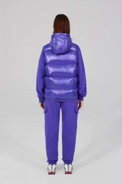 Gertrude Doudoune sans manches en nylon brillant Cesar Prusse Fashion