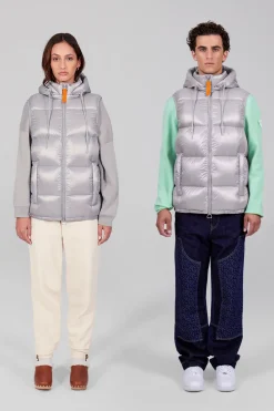 Gertrude Doudoune sans manches en nylon brillant Cesar Souris Hot