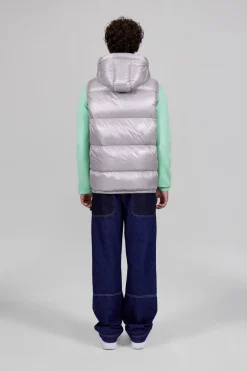 Gertrude Doudoune sans manches en nylon brillant Cesar Souris Hot