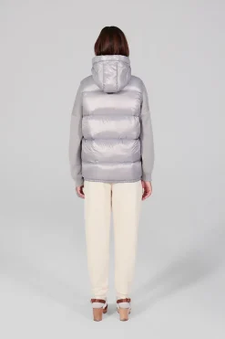 Gertrude Doudoune sans manches en nylon brillant Cesar Souris Hot