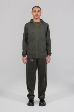 Gertrude Gilet bi-matière à capuche Ken Kaki Clearance