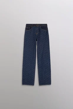 Gertrude Jeans boyfriend taille haute monogramme Stella Brutlaser Flash Sale