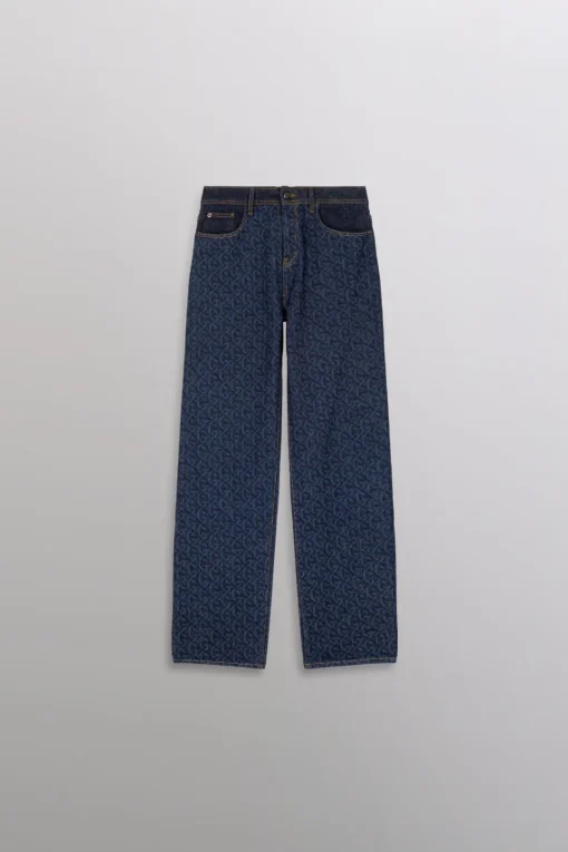 Gertrude Jeans boyfriend taille haute monogramme Stella Brutlaser Flash Sale