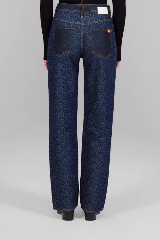 Gertrude Jeans boyfriend taille haute monogramme Stella Brutlaser Flash Sale