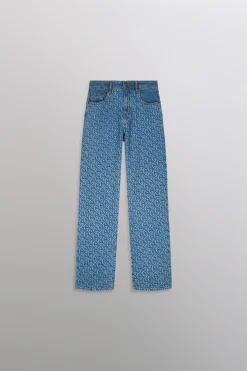 Gertrude Jeans boyfriend taille haute monogramme Stella 6monthwash Shop
