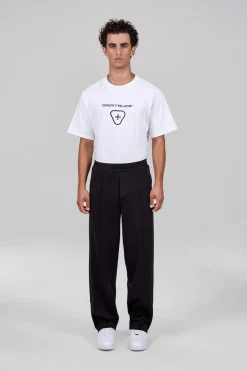 Gertrude Pantalon de jogging en maille technique Matija Noir Discount