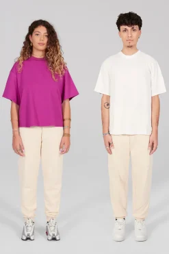 Gertrude Pantalon de jogging poches cargo unisexe Mario Beige Hot