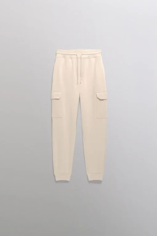 Gertrude Pantalon de jogging poches cargo unisexe Mario Beige Hot