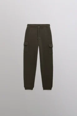 Gertrude Pantalon de jogging poches cargo unisexe Mario Kaki Cheap